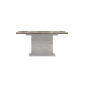 Sconto Jedálenský stôl DURO pínia biela/dub antik