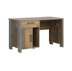 Sconto Písací stôl CLIF staré drevo/betón