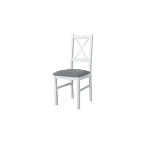 Sconto Jedálenská stolička NILA 10 sivá/biela