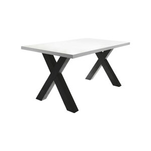 Sconto Jedálenský stôl BIG SYSTEM biela/čierna