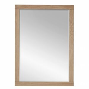 Sconto Zrkadlo ACHAT dub bianco, výška 90 cm
