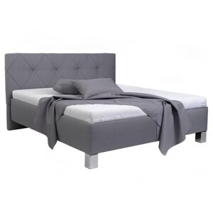 Sconto Čalúnená posteľ AFRODITE sivá, 180x200 cm