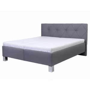 Sconto Čalúnená posteľ AFRODITE sivá, 160x200 cm