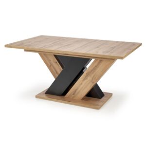 Sconto Jedálenský stôl BRONDUN dub wotan/čierna