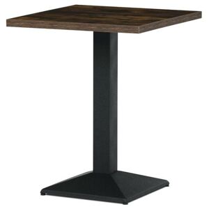 Sconto Jedálenský stôl CLARK staré drevo/čierna