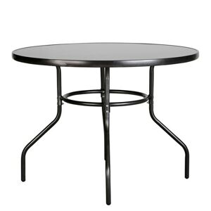 Sconto Záhradný stôl CORDOBA 3 antracit/čierna