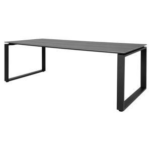 Sconto Záhradný stôl DINVIR sivá/čierna