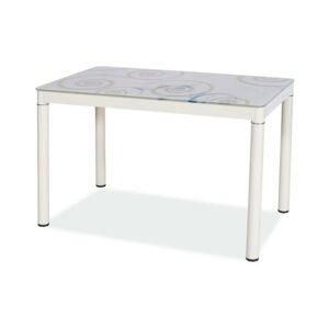 Sconto Jedálenský stôl DOMOR krémová, 100x60 cm