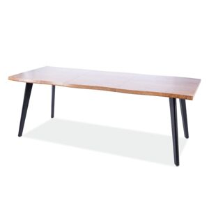 Sconto Jedálenský stôl FRISNU dub artisan/čierna, šírka 150 cm