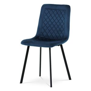 Sconto Jedálenská stolička GLORY modrá/čierna