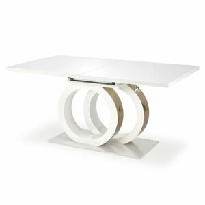 Sconto Jedálenský stôl GOLORDU biela/zlatá