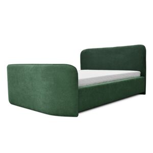 Sconto Čalúnená posteľ HELENE zelená, 160x200 cm