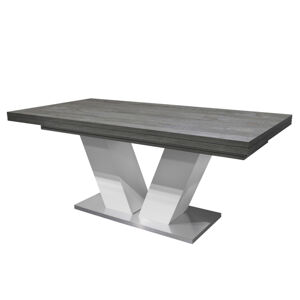 Sconto Jedálenský stôl KOMFORT betón/160x90 cm