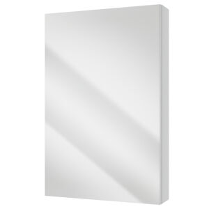 Sconto Zrkadlová skrinka LOSAGI 02 biela vysoký lesk