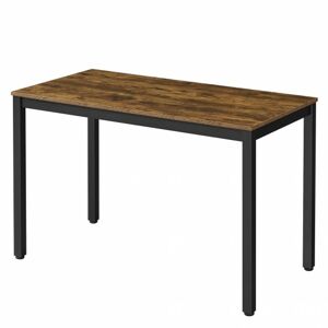 Sconto Písací stôl MAIA čierna/hnedá