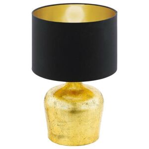 Sconto Stolná lampa MANALBA zlatá/čierna