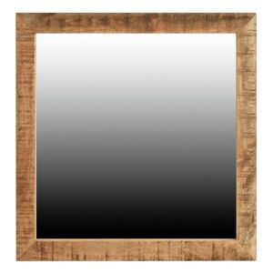 Sconto Nástenné zrkadlo MARBLE 70x70 cm, mangovník