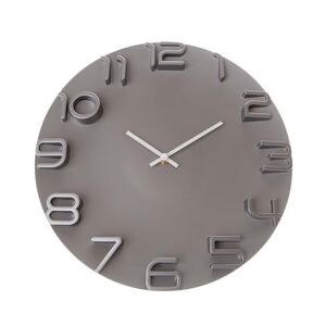 Sconto Nástenné hodiny METALLIC sivá, ⌀ 34 cm