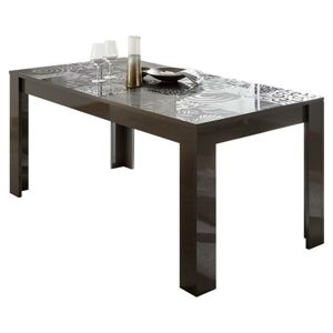Sconto Jedálenský stôl MIRO 7 sivá lesklá
