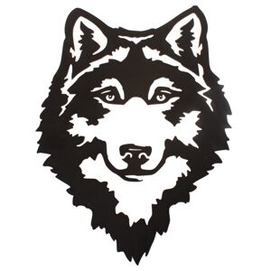 Sconto Nástenná dekorácia MONY vlk, 27x38 cm