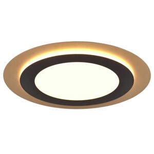 Sconto Stropné LED svietidlo MORGAN 2 zlatá/čierna
