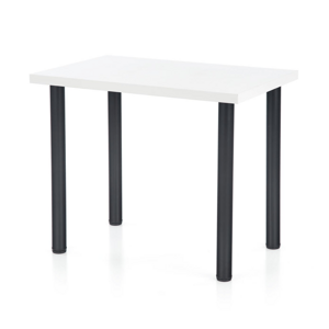 Sconto Jedálenský stôl MUDIX 2 biela/čierna, 90x60 cm