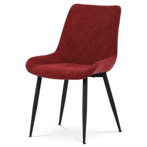 Sconto Jedálenská stolička NICOLE červená/čierna