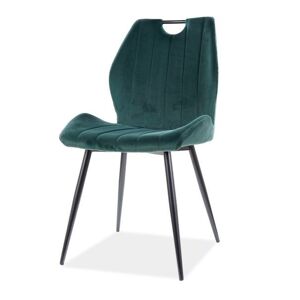 Sconto Jedálenská stolička ORCU zelená/čierna