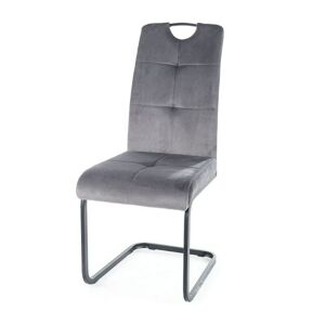 Sconto Jedálenská stolička OXU sivá/čierna