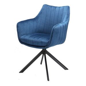 Sconto Jedálenská stolička OZOLAO modrá/čierna