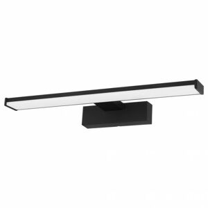Sconto Nástenné LED svietidlo PANDELLA 1 čierna/biela, šírka 40 cm