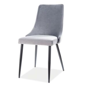 Sconto Jedálenská stolička PAONU sivá/čierna