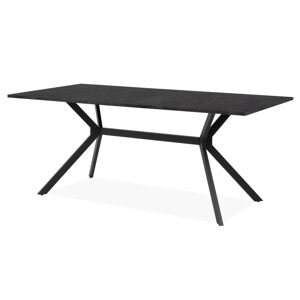Sconto Jedálenský stôl PAXOS 81A bridlica tmavá/čierna