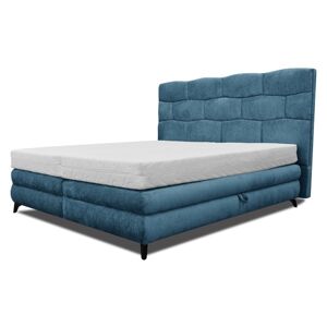 Sconto Čalúnená posteľ PLAVA modrá, 120x200 cm