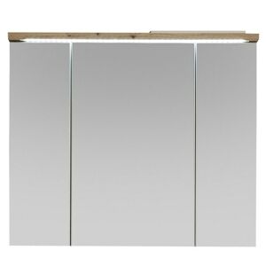 Sconto Zrkadlová skrinka POOL dub artisan, 80 cm