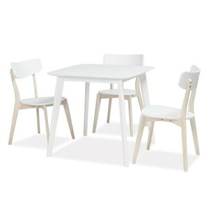 Sconto Jedálenský stôl SAGMO biela