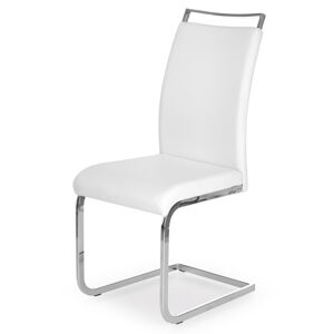 Sconto Jedálenská stolička SCK-250 biela/chróm