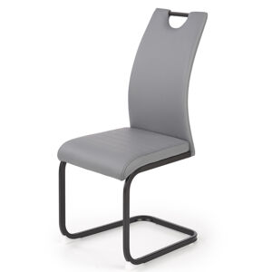 Sconto Jedálenská stolička SCK-371 sivá/čierna