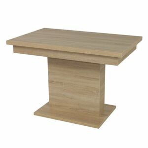 Sconto Jedálenský stôl SHIDA 2 dub sonoma, šírka 130 cm, rozkladací