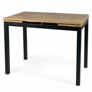 Sconto Jedálenský stôl SIG-GD017 dub artisan/čierna