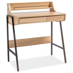 Sconto Písací stôl SIGB-168 dub/čierna