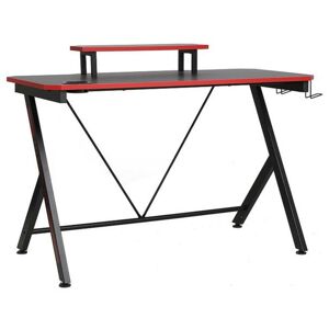 Sconto Herný stôl SIGB-202 čierna/červená