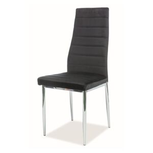 Sconto Jedálenská stolička SIGH-261 II čierna/chróm