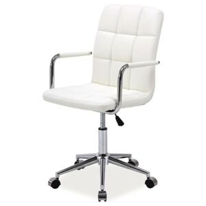 Sconto Kancelárska stolička SIGQ-022 biela