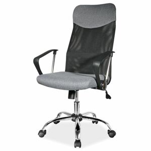 Sconto Kancelárska stolička SIGQ-025 sivá/čierna