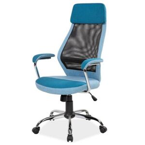 Sconto Kancelárska stolička SIGQ-336 modrá