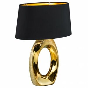 Sconto Stolná lampa TABA 2 zlatá/čierna