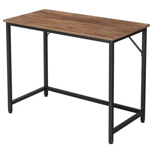 Sconto Písací stôl UNO čierna/svetlé drevo