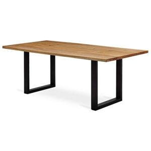 Sconto Jedálenský stôl VANCOUVER dub/čierna